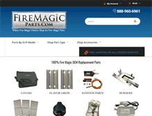 Tablet Screenshot of firemagicparts.com